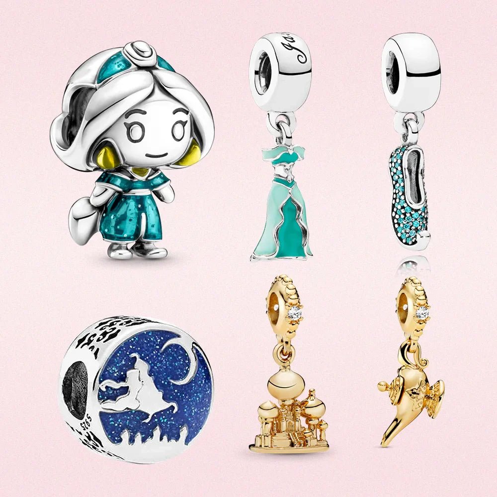 1001 Nacht Charms 925 Sterling Silber – Orientalische Anhänger mit Zirkonia &amp; Emaille - CharmsLuv