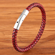 Hochwertiges Lederarmband für Herren – Multicolor & Multisize mit Edelstahl-Button