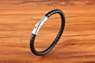 Hochwertiges Lederarmband für Herren – Multicolor & Multisize mit Edelstahl-Button