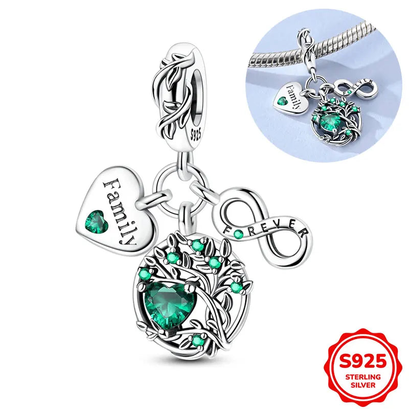 Stranger Things Charm Anhänger 925 Sterling Silber –  Demogorgon, Hellfire Club, Hawkins | für Bettelarmband