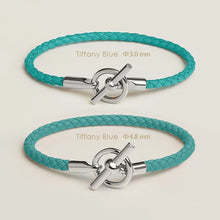 MOONLIGHT Lederarmband mit OT-Lock – Klassisches Unisex Couples Bracelet aus Echtleder