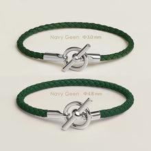 MOONLIGHT Lederarmband mit OT-Lock – Klassisches Unisex Couples Bracelet aus Echtleder