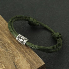 Verstellbares Viking Paracord Armband für Herren – Outdoor Survival Bracelet im nordischen Ethno-Design