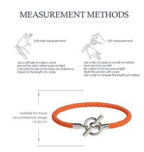 MOONLIGHT Lederarmband mit OT-Lock – Klassisches Unisex Couples Bracelet aus Echtleder