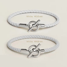 MOONLIGHT Lederarmband mit OT-Lock – Klassisches Unisex Couples Bracelet aus Echtleder