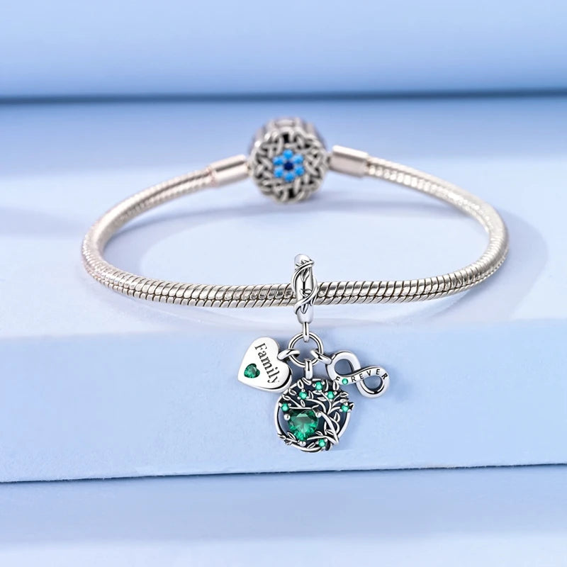 Stranger Things Charm Anhänger 925 Sterling Silber –  Demogorgon, Hellfire Club, Hawkins | für Bettelarmband