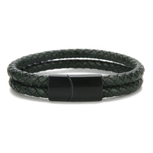 Doppeltes Vintage-Lederarmband mit Magnetverschluss – Geflochtenes Unisex-Design in 4 Farben