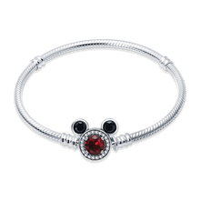Charm-Armband – Kultige Maus im Steinbesatz