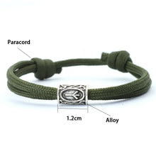 Verstellbares Viking Paracord Armband für Herren – Outdoor Survival Bracelet im nordischen Ethno-Design