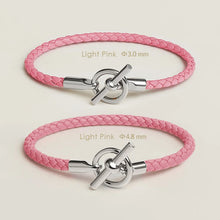 MOONLIGHT Lederarmband mit OT-Lock – Klassisches Unisex Couples Bracelet aus Echtleder