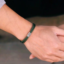 Verstellbares Viking Paracord Armband für Herren – Outdoor Survival Bracelet im nordischen Ethno-Design