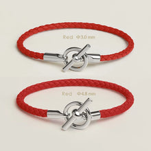 MOONLIGHT Lederarmband mit OT-Lock – Klassisches Unisex Couples Bracelet aus Echtleder