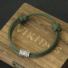 Verstellbares Viking Paracord Armband für Herren – Outdoor Survival Bracelet im nordischen Ethno-Design