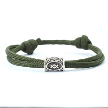 Verstellbares Viking Paracord Armband für Herren – Outdoor Survival Bracelet im nordischen Ethno-Design