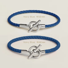 MOONLIGHT Lederarmband mit OT-Lock – Klassisches Unisex Couples Bracelet aus Echtleder