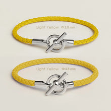 MOONLIGHT Lederarmband mit OT-Lock – Klassisches Unisex Couples Bracelet aus Echtleder