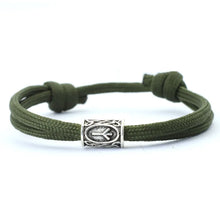 Verstellbares Viking Paracord Armband für Herren – Outdoor Survival Bracelet im nordischen Ethno-Design