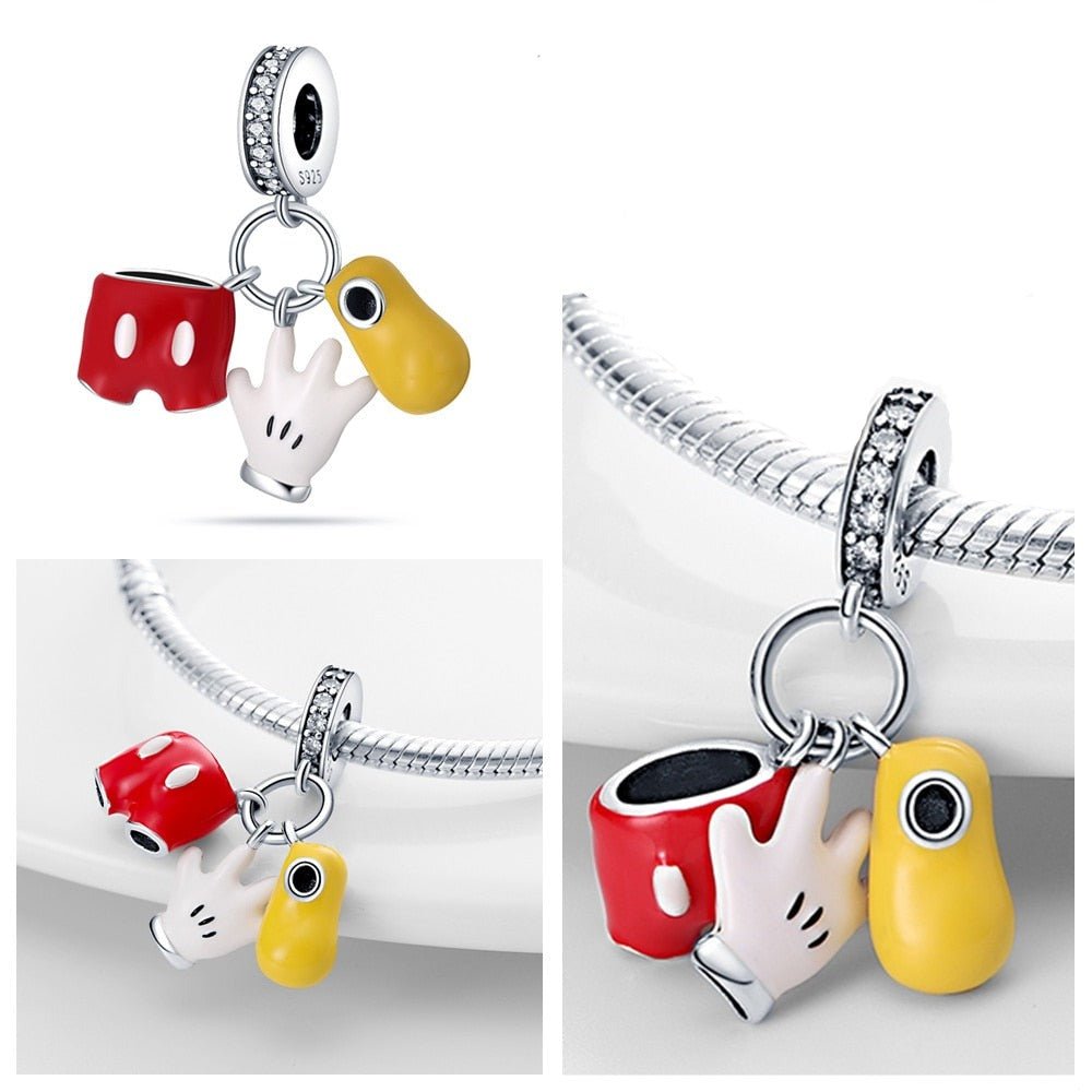 Charm Kollektion Kindheit 925 Sterling Silber – Nostalgische Anhänger für Bettelarmband - CharmsLuv