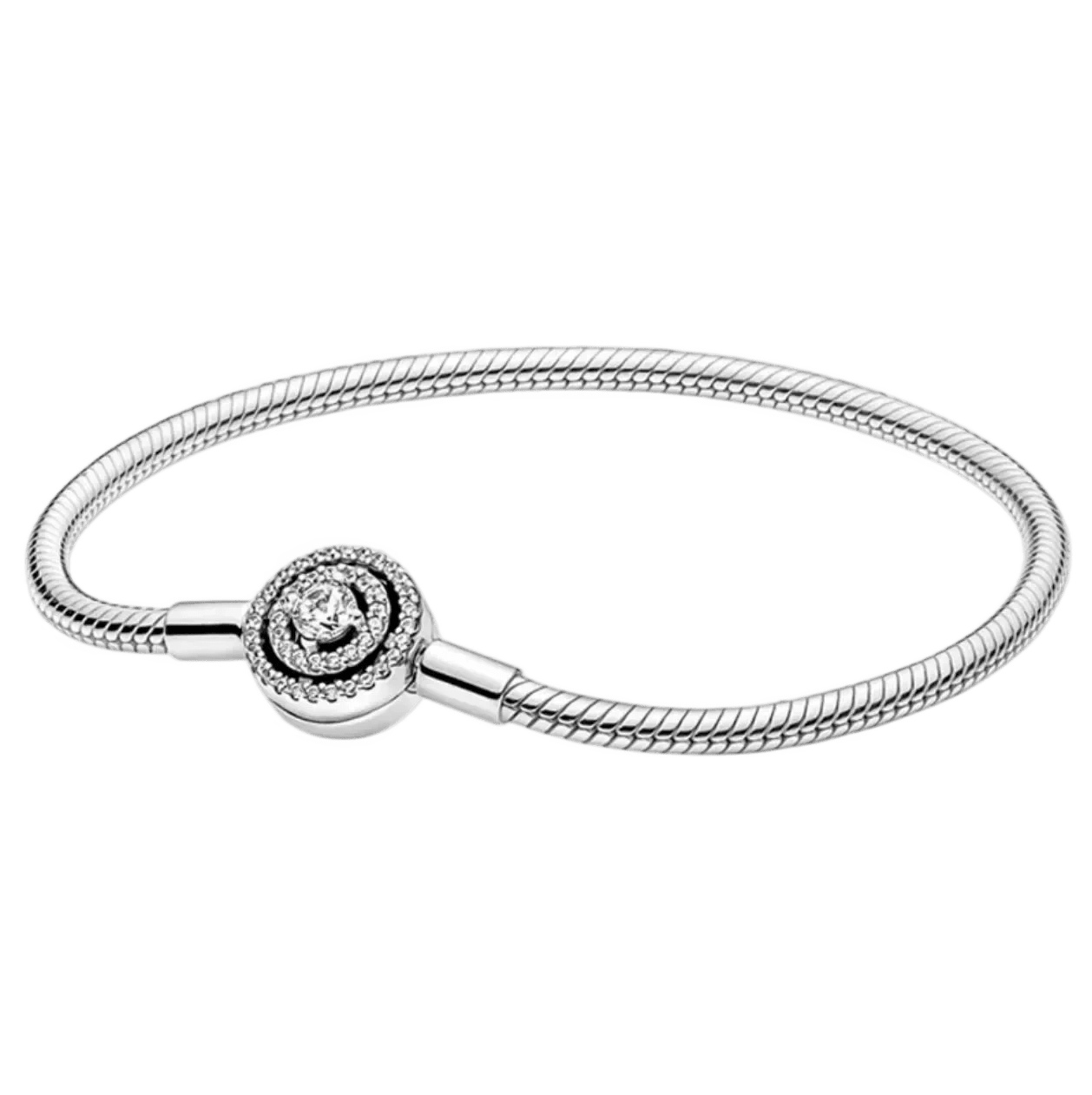 Disney Armband mit Zirkonia – Elegantes versilbertes Gliederarmband für Damen & Herren - CharmsLuv