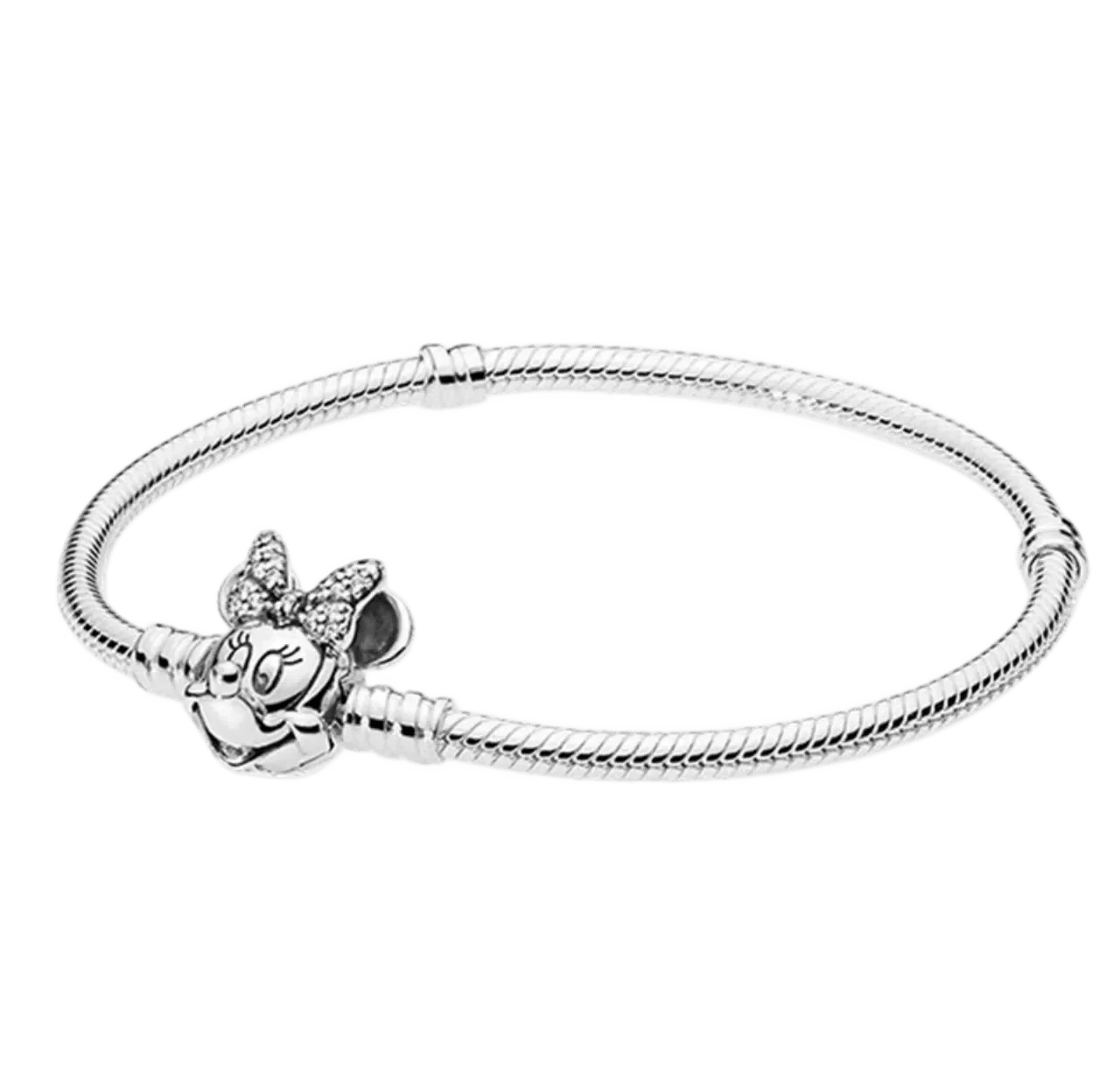 Disney Armband mit Zirkonia – Elegantes versilbertes Gliederarmband für Damen & Herren - CharmsLuv