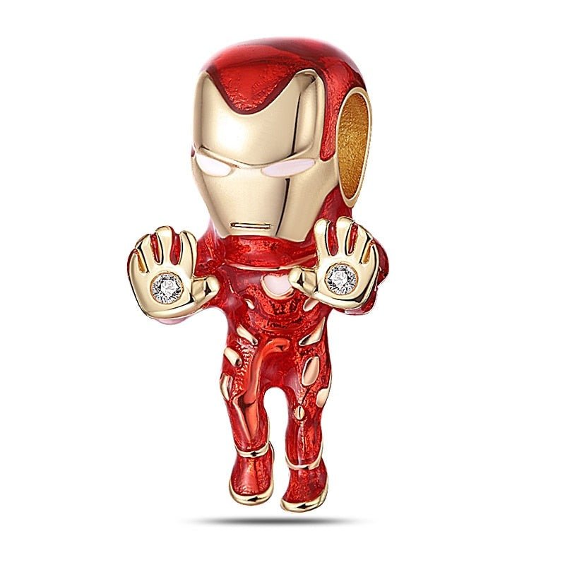 Marvel Superhelden Charm 925 Sterling Silber – Hulk, Iron Man, Spider - Man & Co. für Bettelarmband - CharmsLuv