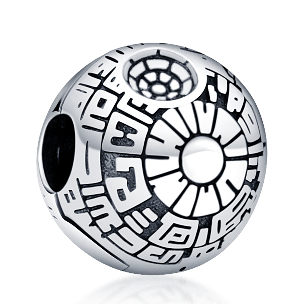 Star Wars Charm Anhänger 925 Sterling Silber – Darth Vader, Yoda & R2 - D2 für Bettelarmband - CharmsLuv