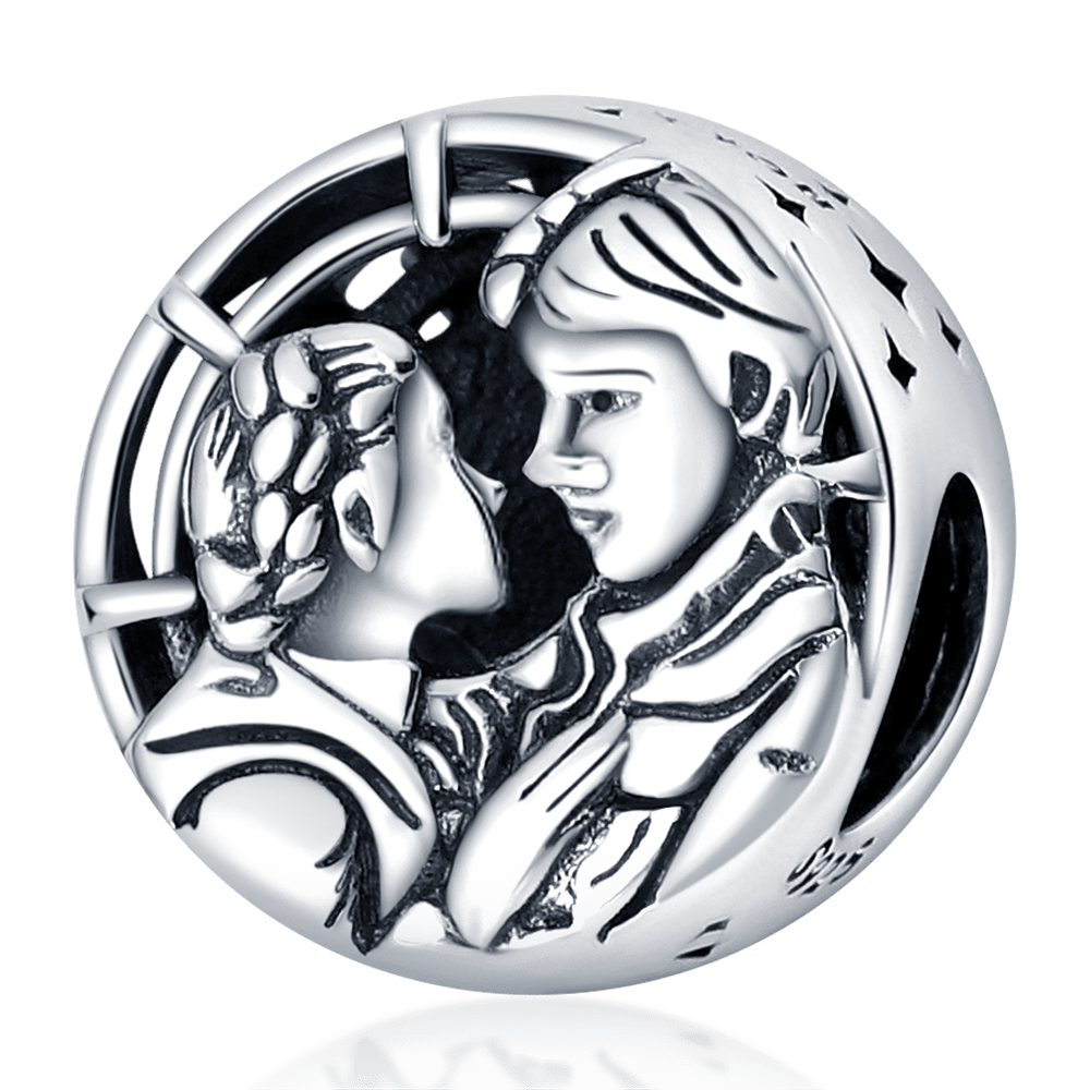 Star Wars Charm Anhänger 925 Sterling Silber – Darth Vader, Yoda & R2 - D2 für Bettelarmband - CharmsLuv