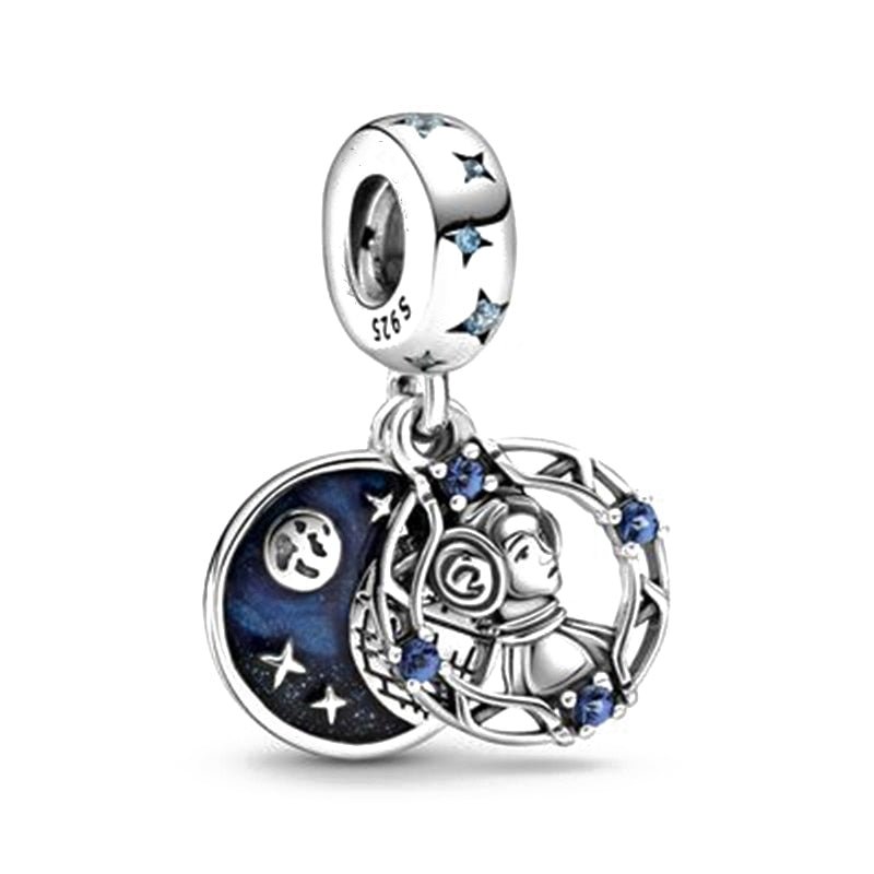 Star Wars Charm Anhänger 925 Sterling Silber – Darth Vader, Yoda & R2 - D2 für Bettelarmband - CharmsLuv