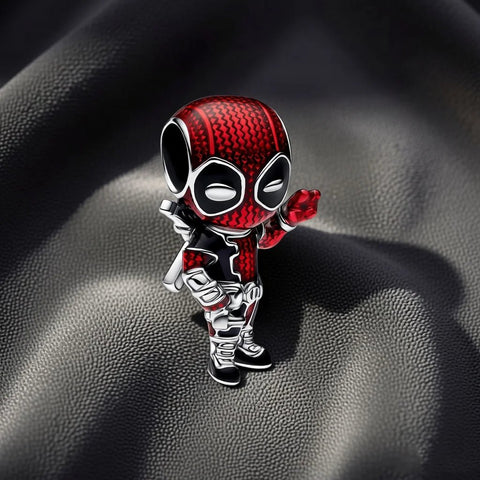 Superhelden Charm Anhänger 925 Sterling Silber – Iron Man, Hulk, Deadpool, Joker & Spider - Man - CharmsLuv