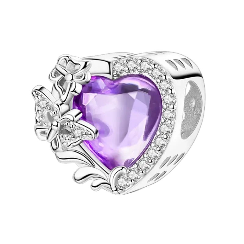 Tier Charm Anhänger 925 Sterling Silber – Biene, Kolibri & Glühwürmchen mit Zirkonia - CharmsLuv