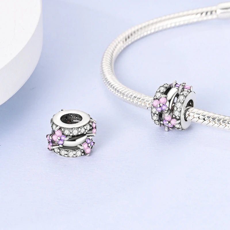 Tier Charm Anhänger 925 Sterling Silber – Biene, Kolibri & Glühwürmchen mit Zirkonia - CharmsLuv