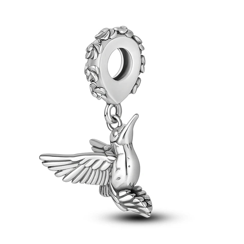 Tier Charm Anhänger Set 925 Sterling Silber – Löwe, Tiger, Wolf, Drache & mehr für Bettelarmband - CharmsLuv
