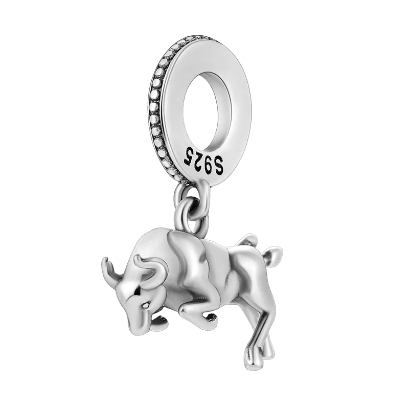 Tier Charm Anhänger Set 925 Sterling Silber – Löwe, Tiger, Wolf, Drache & mehr für Bettelarmband - CharmsLuv