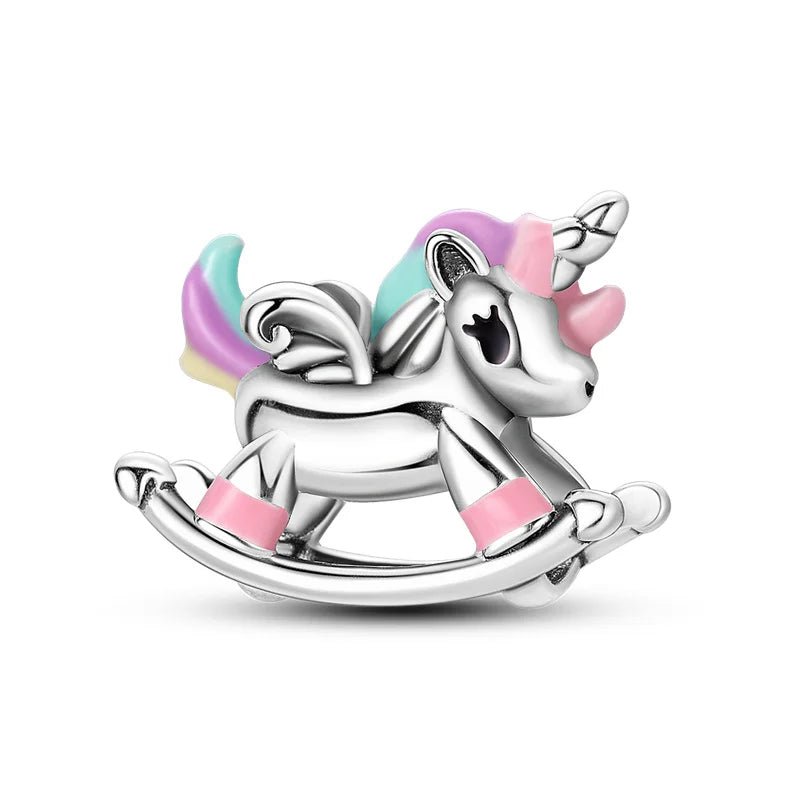 Tier Charm Anhänger Set 925 Sterling Silber – Löwe, Tiger, Wolf, Drache & mehr für Bettelarmband - CharmsLuv