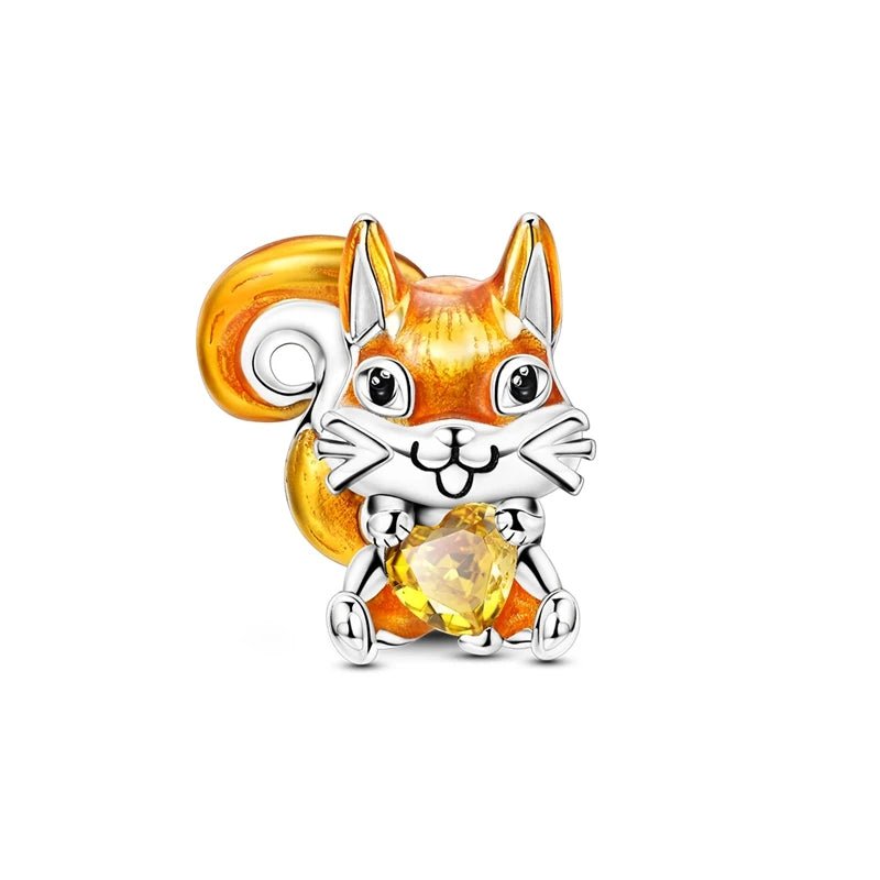 Tier Charm Anhänger Set 925 Sterling Silber – Löwe, Tiger, Wolf, Drache & mehr für Bettelarmband - CharmsLuv