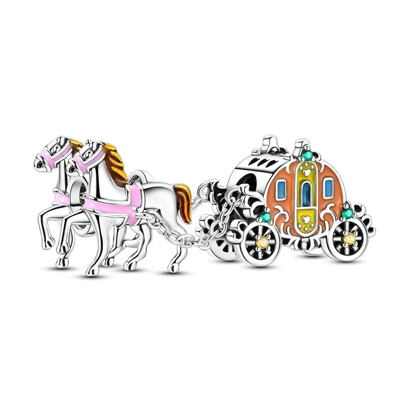 Tier Charm Anhänger Set 925 Sterling Silber – Löwe, Tiger, Wolf, Drache & mehr für Bettelarmband - CharmsLuv