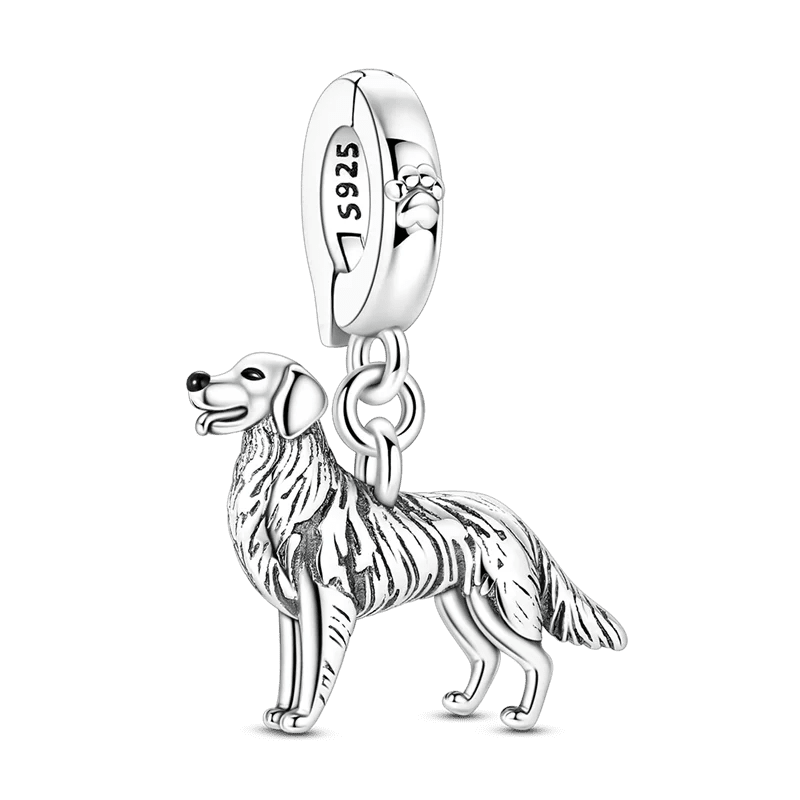 Tier Charm Anhänger Set 925 Sterling Silber – Löwe, Tiger, Wolf, Drache & mehr für Bettelarmband - CharmsLuv