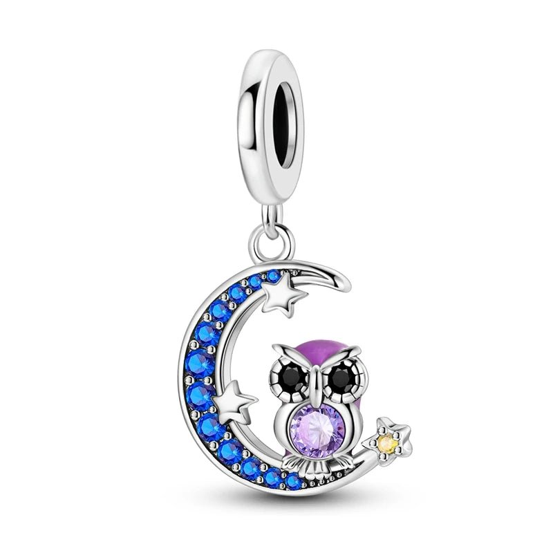 Tier Charm Anhänger Set 925 Sterling Silber – Löwe, Tiger, Wolf, Drache & mehr für Bettelarmband - CharmsLuv