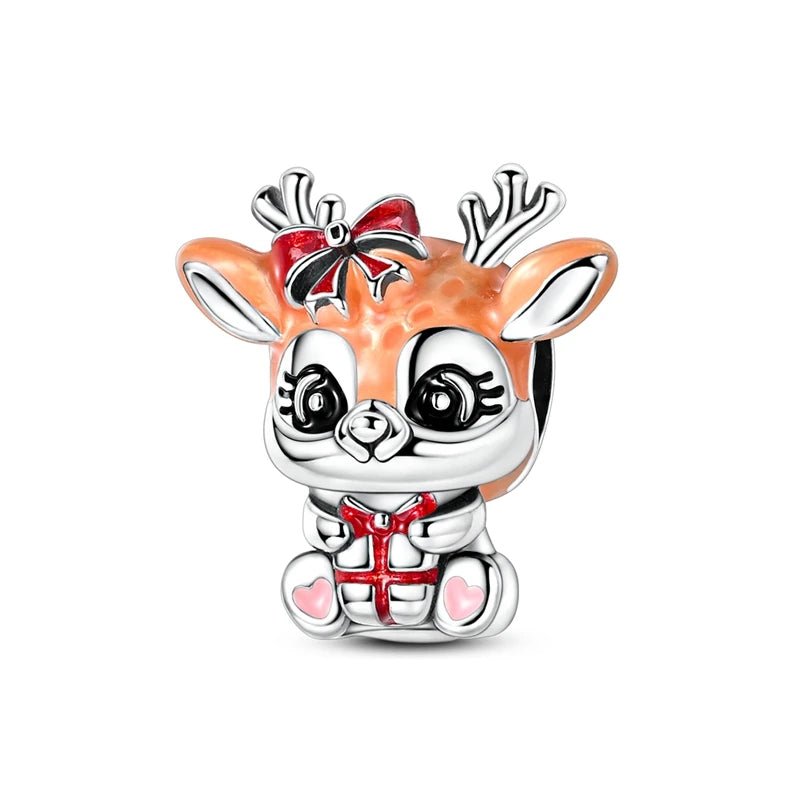 Tier Charm Anhänger Set 925 Sterling Silber – Löwe, Tiger, Wolf, Drache & mehr für Bettelarmband - CharmsLuv