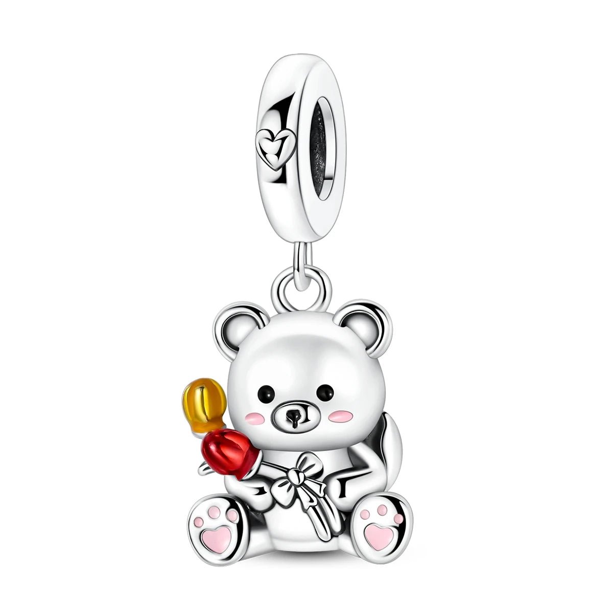 Tier Charm Anhänger Set 925 Sterling Silber – Löwe, Tiger, Wolf, Drache & mehr für Bettelarmband - CharmsLuv