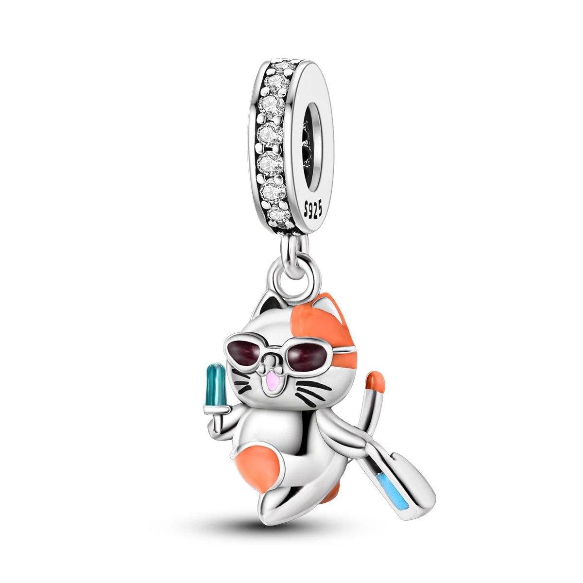 Tier Charm Anhänger Set 925 Sterling Silber – Löwe, Tiger, Wolf, Drache & mehr für Bettelarmband - CharmsLuv