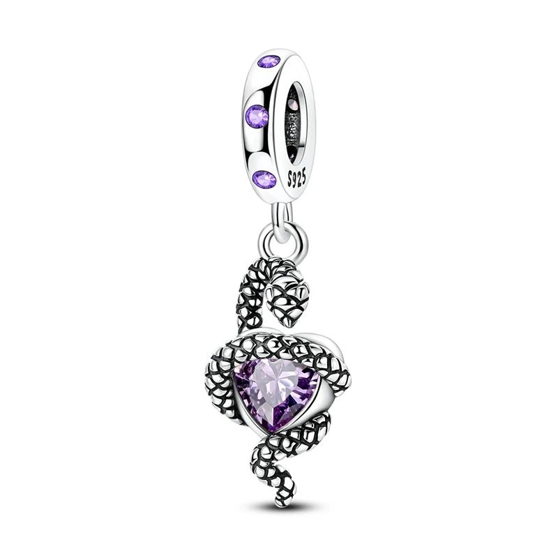 Tier Charm Anhänger Set 925 Sterling Silber – Löwe, Tiger, Wolf, Drache & mehr für Bettelarmband - CharmsLuv