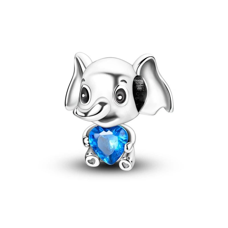 Tier Charm Anhänger Set 925 Sterling Silber – Löwe, Tiger, Wolf, Drache & mehr für Bettelarmband - CharmsLuv
