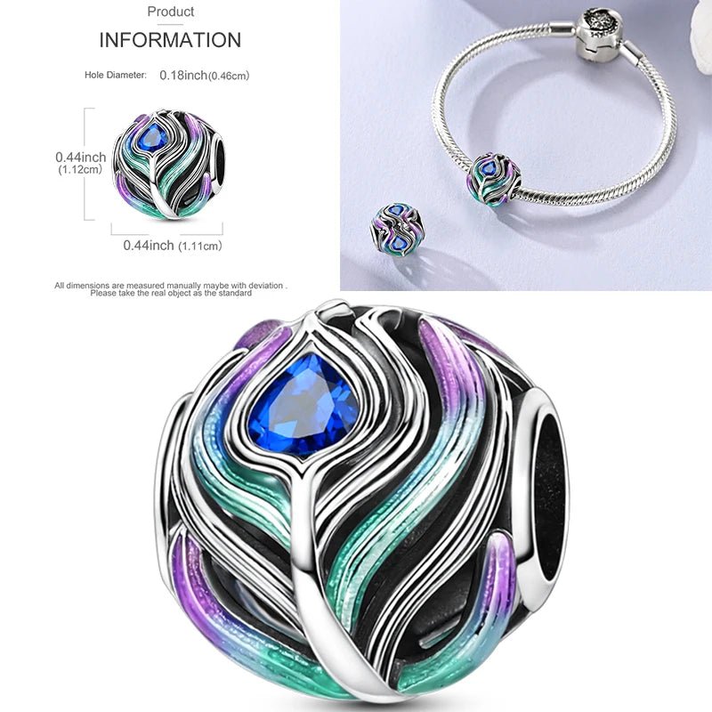 Vogel Charm Anhänger 925 Sterling Silber – Eule, Papagei & Flamingo mit Zirkonia für Bettelarmband - CharmsLuv