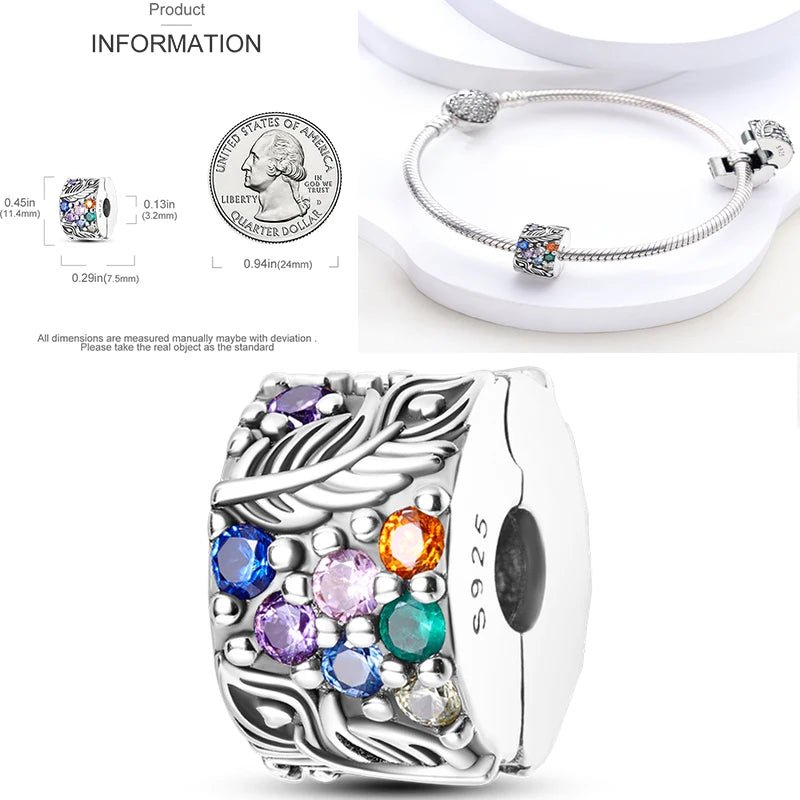Vogel Charm Anhänger 925 Sterling Silber – Eule, Papagei & Flamingo mit Zirkonia für Bettelarmband - CharmsLuv