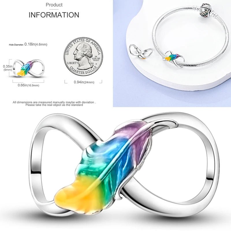 Vogel Charm Anhänger 925 Sterling Silber – Eule, Papagei & Flamingo mit Zirkonia für Bettelarmband - CharmsLuv