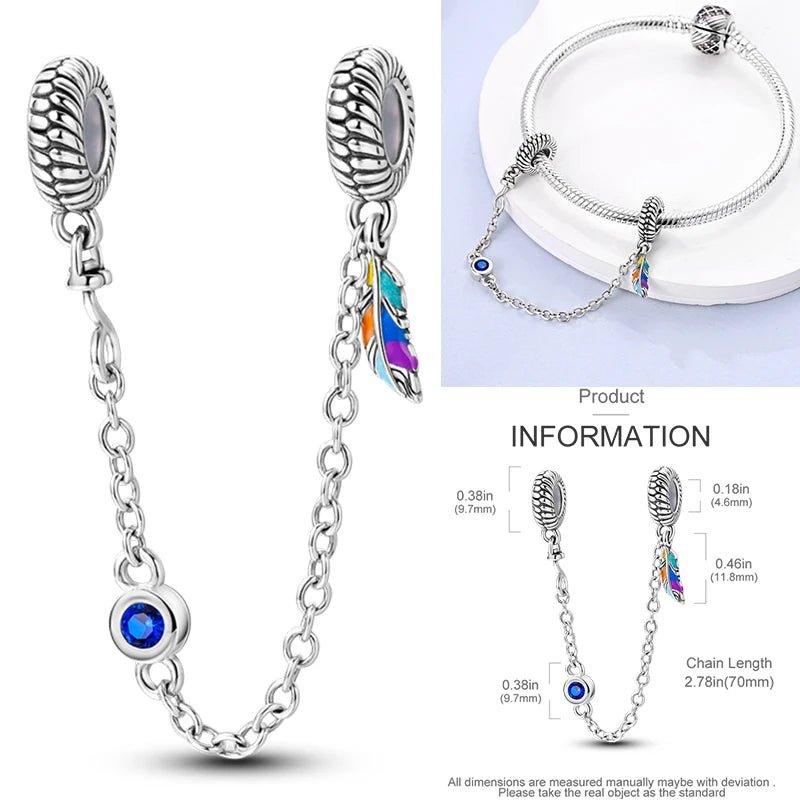 Vogel Charm Anhänger 925 Sterling Silber – Eule, Papagei & Flamingo mit Zirkonia für Bettelarmband - CharmsLuv