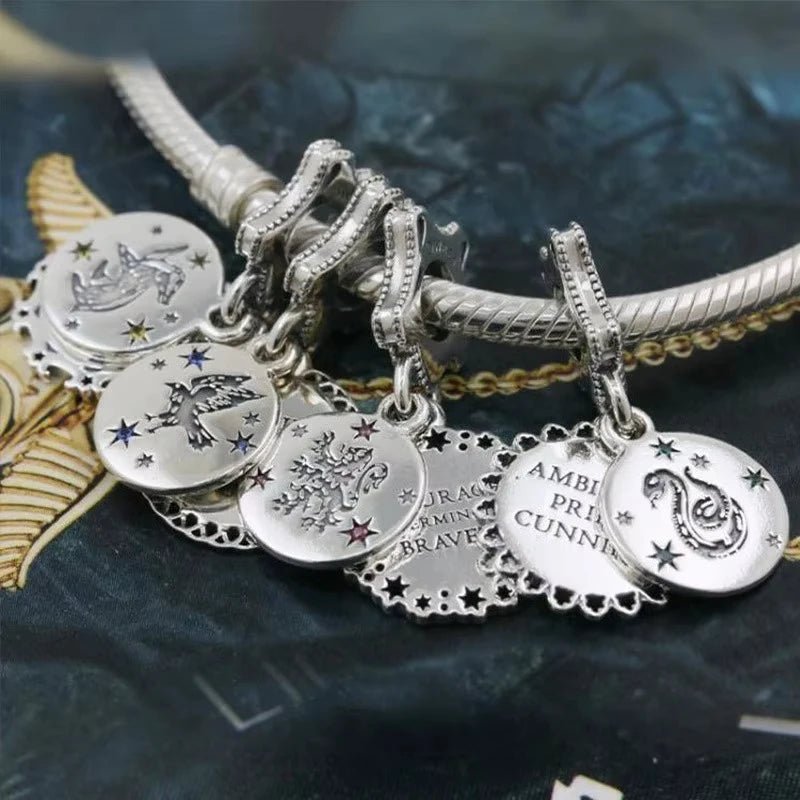 Zauberer Charm Anhänger 925 Sterling Silber – Harry Potter Symbole & Figuren für Bettelarmband - CharmsLuv