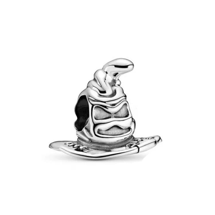 Zauberer Charm Anhänger 925 Sterling Silber – Harry Potter Symbole & Figuren für Bettelarmband - CharmsLuv
