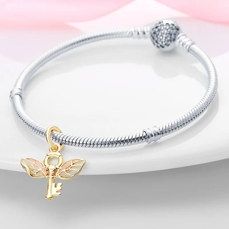 Zauberer Charm Anhänger 925 Sterling Silber – Harry Potter Symbole & Figuren für Bettelarmband - CharmsLuv